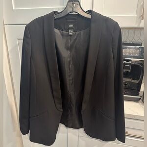 HM classic blazer black size 12